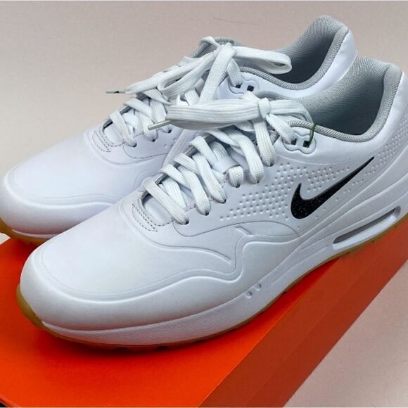 Nike Air Max 1 G Rare Golf white Gum black swoosh women size 9 - Picture 4 of 15